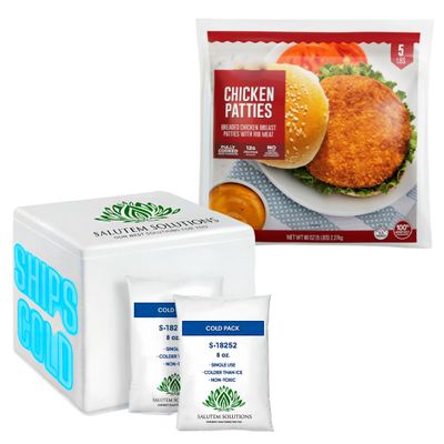 Salutem Vita - Chicken Patties, 5 lbs. (actual weight may vary within 5%)
