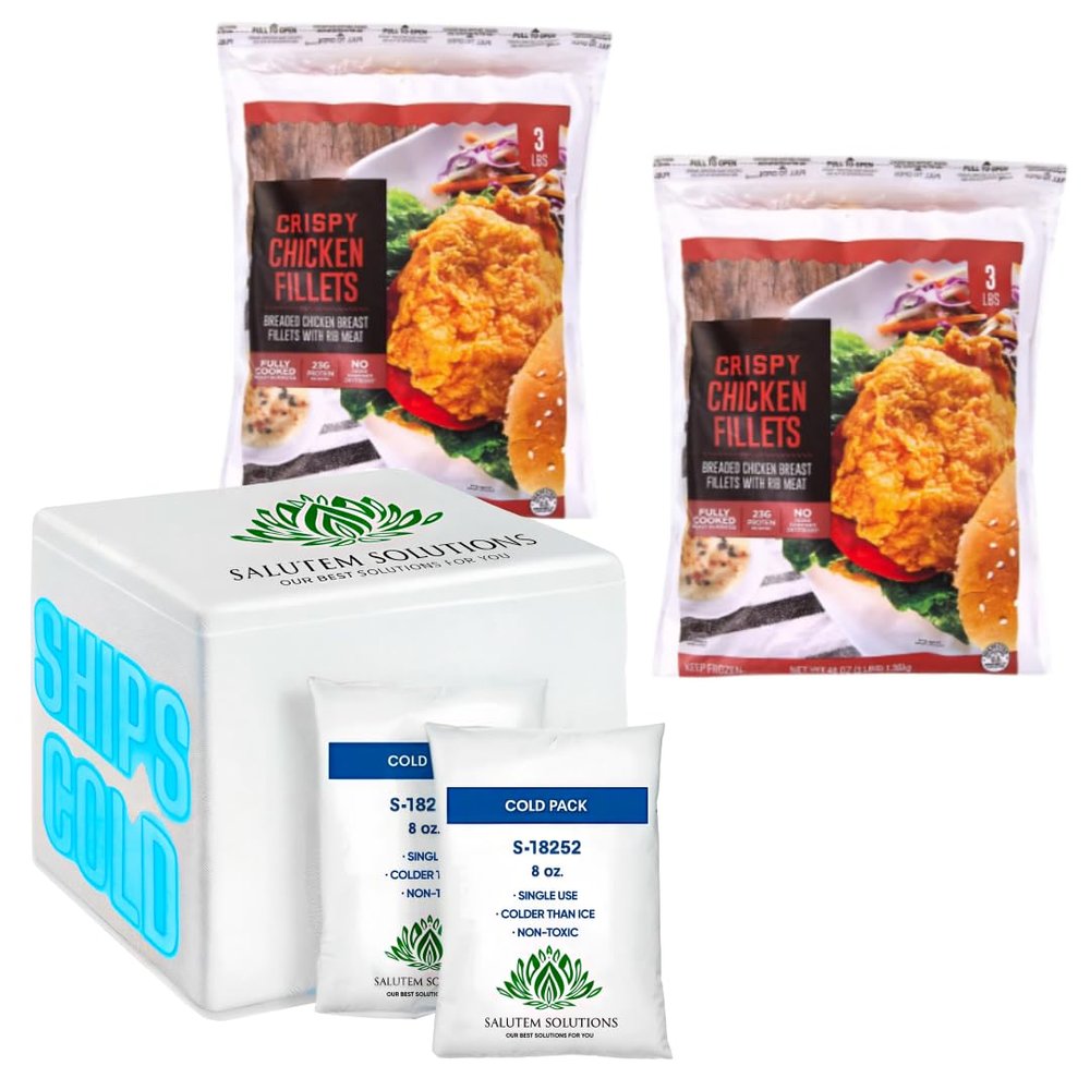 Salutem Vita - Crispy Chicken Breast Fillet, 3 lbs. (actual weight may vary within 5%) - Pack of 2