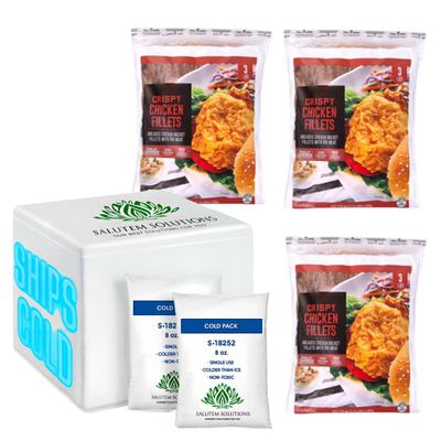 Salutem Vita - Crispy Chicken Breast Fillet, 3 lbs. (actual weight may vary within 5%) - Pack of 3