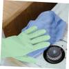 KICHOUSE 4pairs Reusable Latex Dishwashing Gloves Household Kitchen Gloves and Comfortable Lightweight and -resistant for Easy Use view 3
