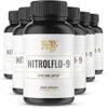 Golden After 50 NitrolFlo-9 - Nature-Powered Nitric Oxide Supplement with Pomegranate Extract, Grape Seed, and S7 - Supports Nutrient Circulation and Optimal Energy - 6 Bottles view 1