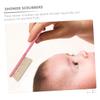 Healeved 2pcs Scalp Scrubber for Gentle Cleaning Soft Bristle Bath Brush for Newborns and Adults Shower Accessory for Healthy Hair and Relaxing Scalp Massage view 3