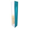 100pcs Frosted Clear Window Flat Colored Metallic Foil Resealable Zipper Seal Bags (Blue, Flat | 8oz) view 2