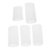 GRIRIW 5pcs Finger Protection Sleeves Silicone Finger Tips Covers Reusable for Household Sports view 1
