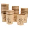 BESTOYARD 150pcs Bamboo Fiber Paper Cups Hot Coffee Paper Cups for Home Office Milk Tea Water Beverage view 1