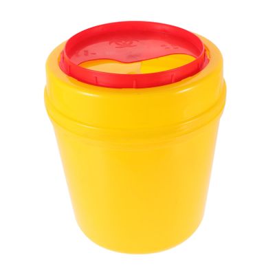 Sharps Container 1 Gallon Disposable Waste Disposal Bucket for Disposal Waste Management Lid for Home