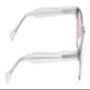 Reptile Chelidae Pink FL-41 Reading Glasses +1.75 Grey Crystal Unisex Blue Light Sensitivity Migraine Glasses FL41 Readers view 3