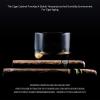 50L Electric Cigar Humidor Cabinet, Spanish Cedar Wood Cigar Cabinet, Holds 200-300 Cigars, Wine Cigar Fridge with Smart Touch Panel, Great view 3