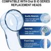 6 Pack Toothbrush Covers for Oral B iO Replacement Heads, Toothbrush Cover Caps for Oral B Pro1000 Electric Toothbrush HeadiO Toothbrush Head Cover for Travel & Home (Transparent + Blue + Purple) view 2