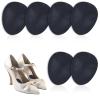 3 Pairs Metatarsal Pads, 1/4" Thick Adhesive Ball of Foot Cushion, Comfortable Forefoot Pads for Women Men Feet Sole Cushion, Insert Support Supplies for Most High Heels Shoes Accessories(Black) view 1