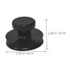 UPKOCH 2pcs Buddhist Offering Bowl Suction Cup Singing Bowl Lift Handle Part for Sound Therapy Portable Tool view 2