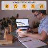 10X Magnifying Glass with Light and Stand, LED 5 Color Modes, Flexible Gooseneck LED Lighted Desk Lamp, Hands Free LED Lighted Magnifier for Painting Crafts Hobby Sewing Close Work view 2