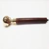 Handmade Shiny Skull Handle Victorian Designer Skeleton Wooden Walking Stick view 2