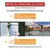 Full Frame Bifocal Photochromic Blue Light Reading Glasses for Men-1.0x view 3