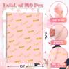 100 Sheets 2026 Graduation Tissue Paper for Gift Wrapping, 20x14'' Graduation Diploma Cap Congrats Decorative Wrapping Tissue for Grad Gift Bags Filler Party DIY Craft (Pink) view 2
