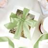 100 Yards 1-1/2 Inch Sage Green Ribbon, Solid Satin Gift Warpping Ribbon for Floral Bouquets Weeding Birthday Party Invitation Bow Decoration Christmas view 4