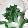 100 Yards 1 1/2 Inch Forest Green Ribbon Dark Green Ribbon for Gift Wrapping Floral Bouquets Packaging Art Craft Supplies Christmas Weeding Birthday Party Decoration view 4