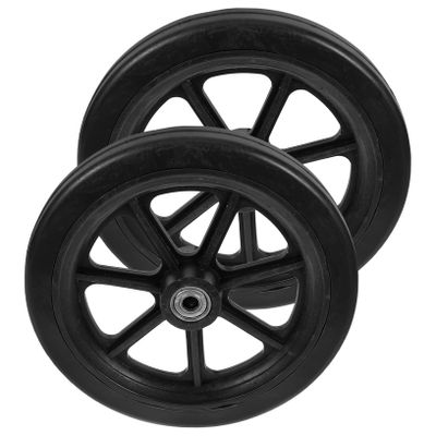 FOMIYES Wheelchair Replacement Tires Small Sturdy Non-slip Front Wheels Wheelchair Accessories Wheels Parts