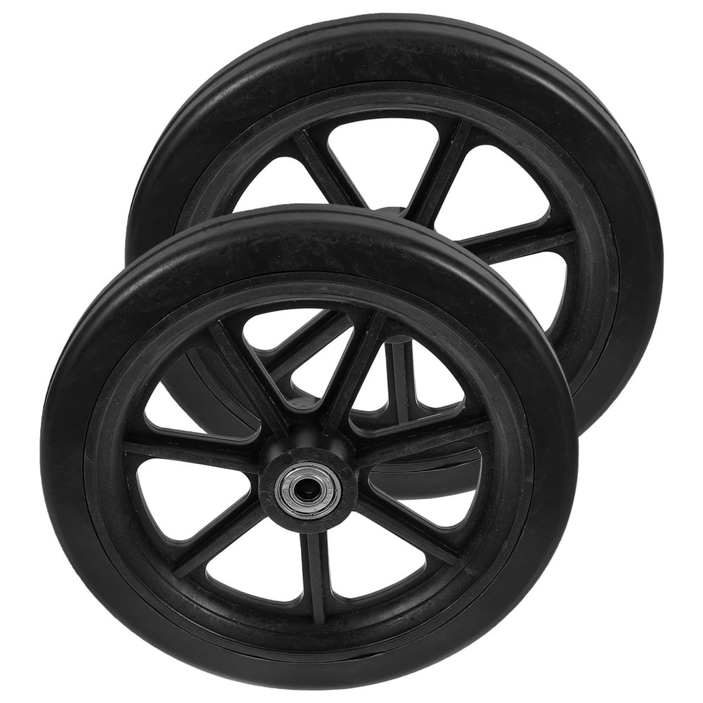 FOMIYES Wheelchair Replacement Tires Small Sturdy Non-slip Front Wheels Wheelchair Accessories Wheels Parts