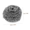 HAPINARY 12pcs Heavy Duty Steel Wire Scrubbers for Dishwashing and Kitchen Cleaning Robust Metal Scrubbers for Pots Pans and Grills for Home and Restaurant Use view 2