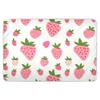 SEHANY Cute Pink Strawberry Washable Bed Pads for Kids Toddlers, Waterproof Incontinence Bed Pads Reusable Underpads Mattress Protector Pee Pads for Adults Kids Seniors Dog , 34" x 52" view 1