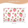 SEHANY Cute Pink Strawberry Washable Bed Pads for Kids Toddlers, Waterproof Incontinence Bed Pads Reusable Underpads Mattress Protector Pee Pads for Adults Kids Seniors Dog , 34" x 52" view 2