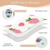 SEHANY Cute Pink Strawberry Washable Bed Pads for Kids Toddlers, Waterproof Incontinence Bed Pads Reusable Underpads Mattress Protector Pee Pads for Adults Kids Seniors Dog , 34" x 52" view 3