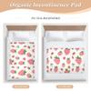 SEHANY Cute Pink Strawberry Washable Bed Pads for Kids Toddlers, Waterproof Incontinence Bed Pads Reusable Underpads Mattress Protector Pee Pads for Adults Kids Seniors Dog , 34" x 52" view 4