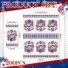 200 Pcs 4th of July Napkins Patriotic Guest Napkins Disposable Paper 2 Ply America Cocktail Hand Towel for Election Veterans Day Independence Day USA Party(Flowers) view 3