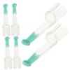 Baluue 6pcs Reusable Silicone Ear Scoop Replacement Transparent Ear Wax Removal Spoon Tips for Gentle Soft Accessory for Adults view 1