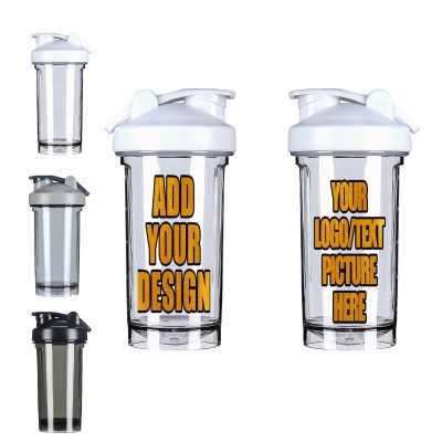 OSFSEFS Personalized Protein Shaker Bottle For Protein Mixes Custom 18oz Sport Cups For Gym Add Your Design Photo Text Logo Workout Portable Fitness Water Cup Pre Workout Style02