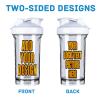 OSFSEFS Personalized Protein Shaker Bottle For Protein Mixes Custom 18oz Sport Cups For Gym Add Your Design Photo Text Logo Workout Portable Fitness Water Cup Pre Workout Style02 view 2