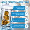 OSFSEFS Personalized Protein Shaker Bottle For Protein Mixes Custom 18oz Sport Cups For Gym Add Your Design Photo Text Logo Workout Portable Fitness Water Cup Pre Workout Style02 view 3