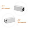 OATIPHO 8pcs Metal Shoelace Tips for Sneakers Diy Shoelace End Caps Replacement for Shoes Lock-laces Accessory view 3