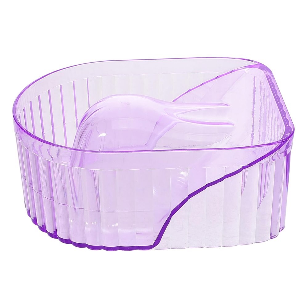 Japanese Style Purple Plastic Nail Soaking Bowl for Cuticle Care