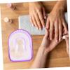 Japanese Style Purple Plastic Nail Soaking Bowl for Cuticle Care view 4