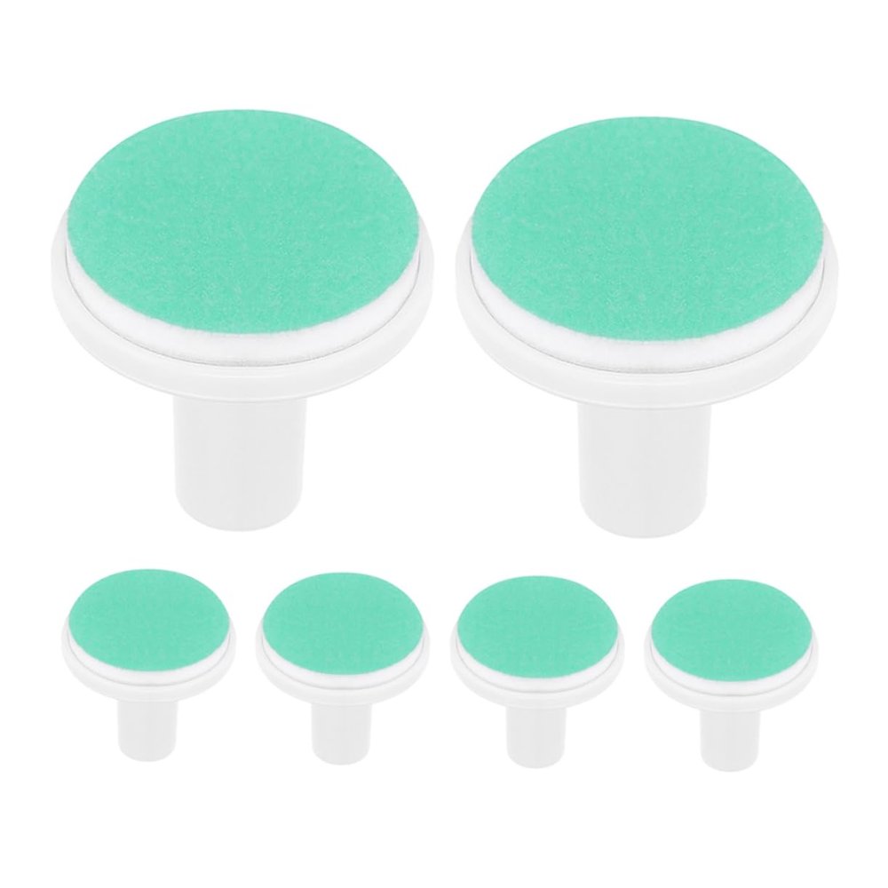 Didiseaon 6pcs Electric Nail Trimmer Heads Replacement Grinding Pads for Safe Nail Care Compatible with Electric Files for Boy Girl Toddlers Months