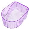 Purple Plastic Nail Soaking Bowl for Manicure Cuticle Softening view 1