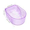 Purple Plastic Nail Soaking Bowl for Manicure Cuticle Softening view 2