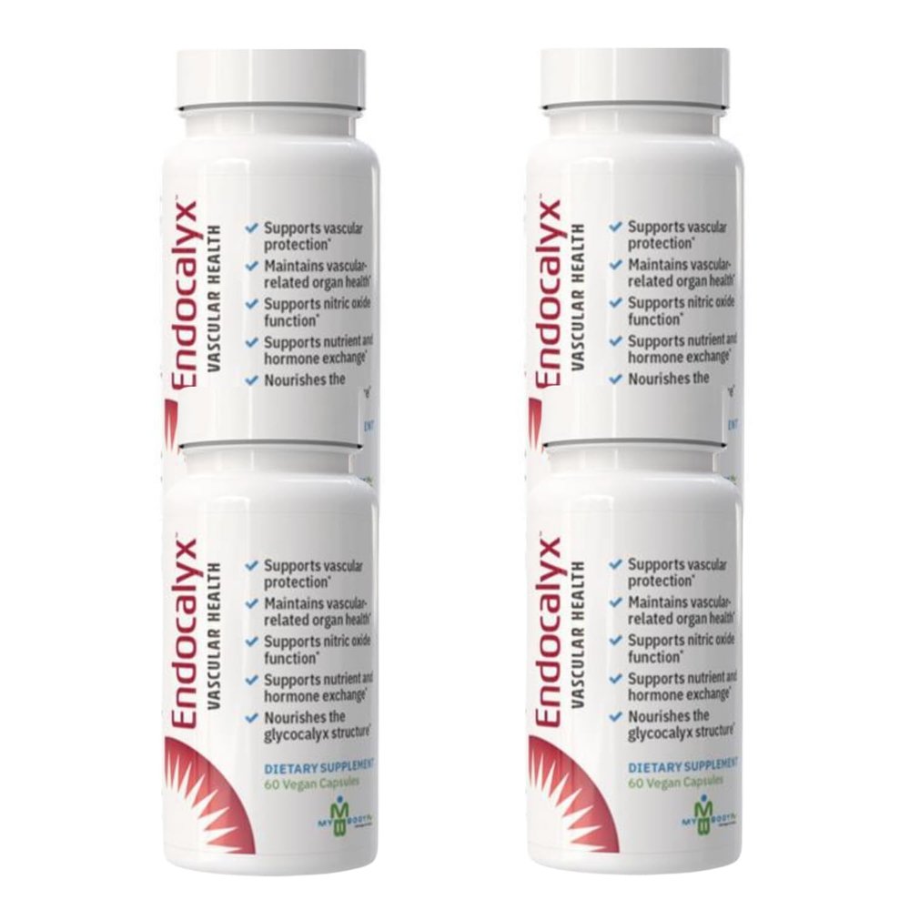 MYBODYRX Endocalyx Supplement - Endothelial Glycocalyx Support 60 Capsules - Vascular & Microcirculation Health - Clinically-Studied - Patented - Supports Nitric Oxide Functions