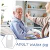 ULTECHNOVO Comfortable Non-slip Feeding Bib for Seniors Adjustable Adult Bib for Mealtime Protection Reusable and Stain Resistant for Elderly Care view 3