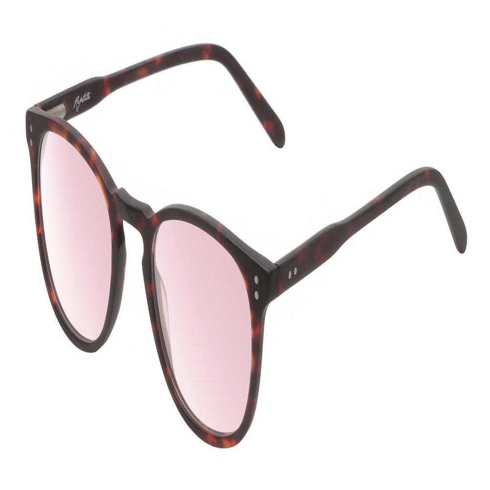 Reptile Larachelus Pink Tint FL-41 Reading Glasses +6.00 Tortoise Havana Unisex Blue Light Sensitivity Migraine Glasses FL41
