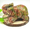 10pcs Natural Raw Unakite Quartz Crystal Carved Baby Elephant Gem view 4