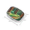 IYOVI Path Winds Redwood Tree Printed Pill Box/Pill Case Portable Square Pill Box, Pill Case for Purse Pill Box Travel, 2.2x1.6in view 3