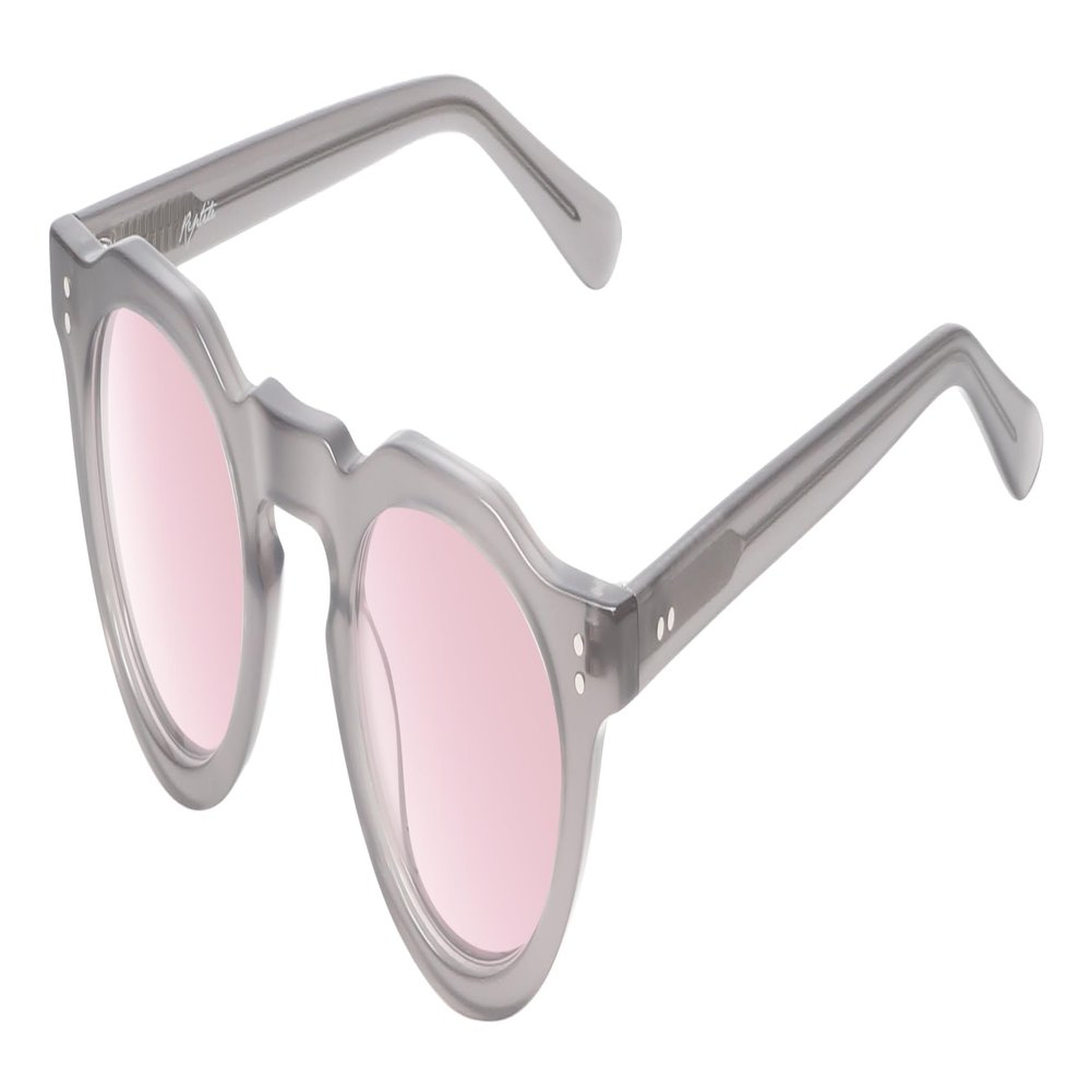 Reptile Malayemys Pink Tint FL-41 Glasses Grey Crystal Women Blue Light Sensitivity Migraine Glasses FL41 Photophobia Reader