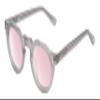 Reptile Malayemys Pink Tint FL-41 Glasses Grey Crystal Women Blue Light Sensitivity Migraine Glasses FL41 Photophobia Reader view 1