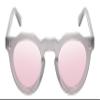 Reptile Malayemys Pink Tint FL-41 Glasses Grey Crystal Women Blue Light Sensitivity Migraine Glasses FL41 Photophobia Reader view 2