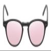 Reptile Mata Pink Tint FL-41 Reading Glasses +0.75 Black Blue Light Sensitivity Migraine Glasses FL41 Photophobia Readers view 2