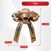 Giant 30 Inch Gold Black Graduation Car Bow Congratulations Graduate 2026 Waterproof Magnetic 47 Inch Tall Handmade USA Indoor Outdoor No Assembly School Colors view 3