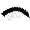100 Pcs Solid Blank Triangle Toothpick Flag, Mini Blank Toothpick Flag Cupcake Toppers, DIY Decoration Markers (Yellow) view 4